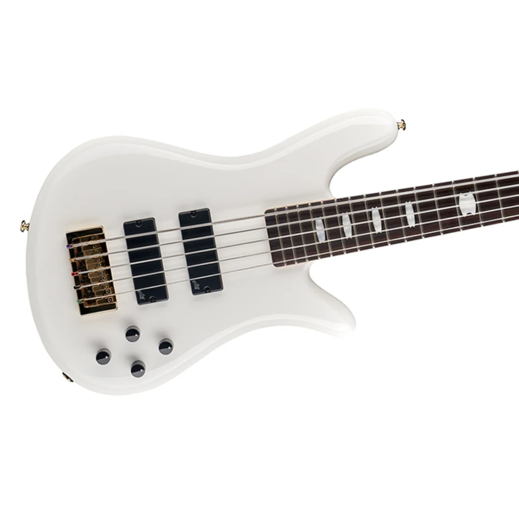 Spector Icon NS-5 5-string Electric Bass Guitar - White Gloss - Image 7