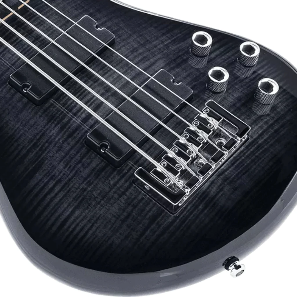 Spector Legend 4 Bass Guitar - Black Stain Gloss - Image 7