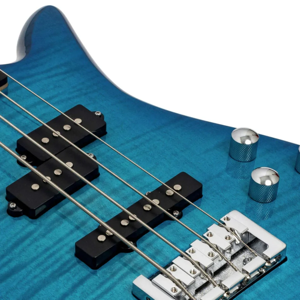 Spector Legend 4 Bass Guitar - Blue Stain Gloss - Image 7