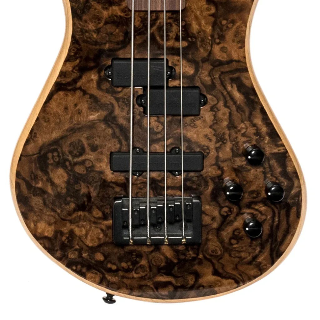 Spector Legend 4 Classic Bass Guitar - Walnut Burl - Image 6