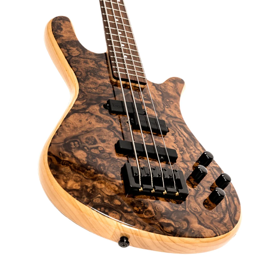 Spector Legend 4 Classic Bass Guitar - Walnut Burl - Image 7