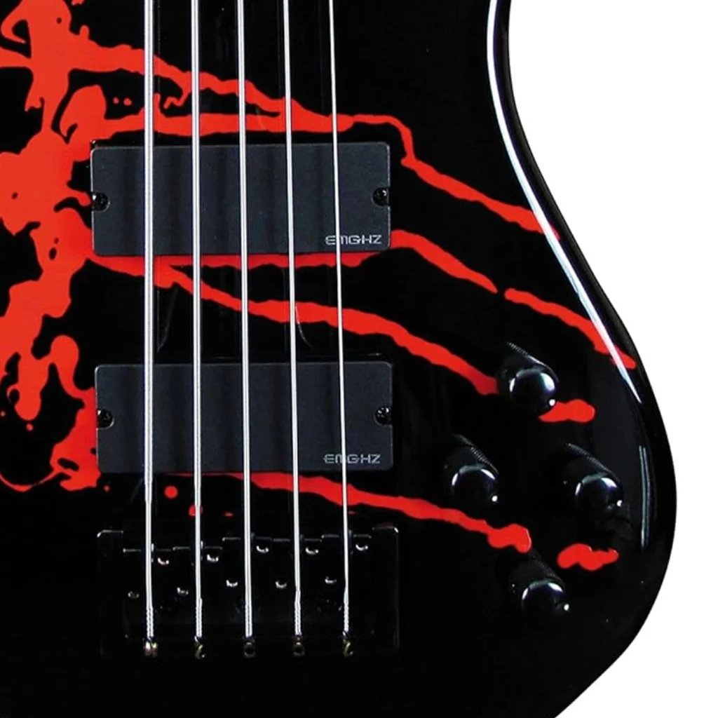 Spector Legend 5 Alex Webster Signature Bass Guitar - Blood Drip - Image 5