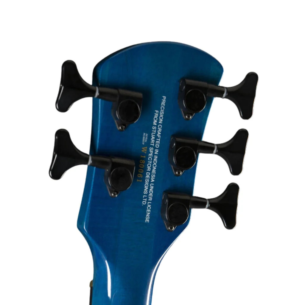 Spector Legend 5 Bass Guitar Aguilar Pickups - Faded Blue Gloss - Image 6