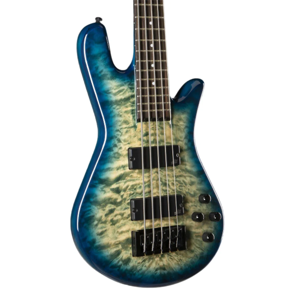 Spector Legend 5 Bass Guitar Aguilar Pickups - Faded Blue Gloss - Image 8