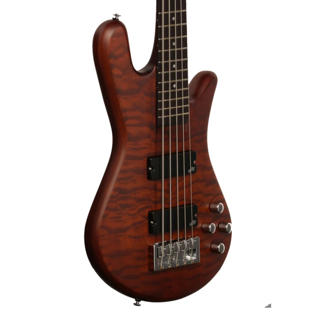 Spector Legend 5 Bass Guitar Aguilar Pickups - Walnut Stain - Image 8