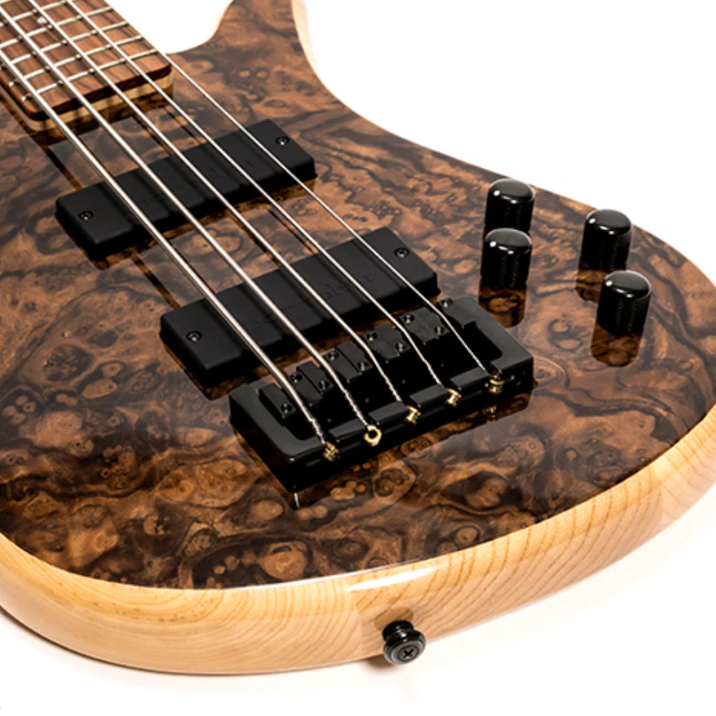 Spector Legend 5 Classic Bass Guitar - Walnut Burl - Image 7