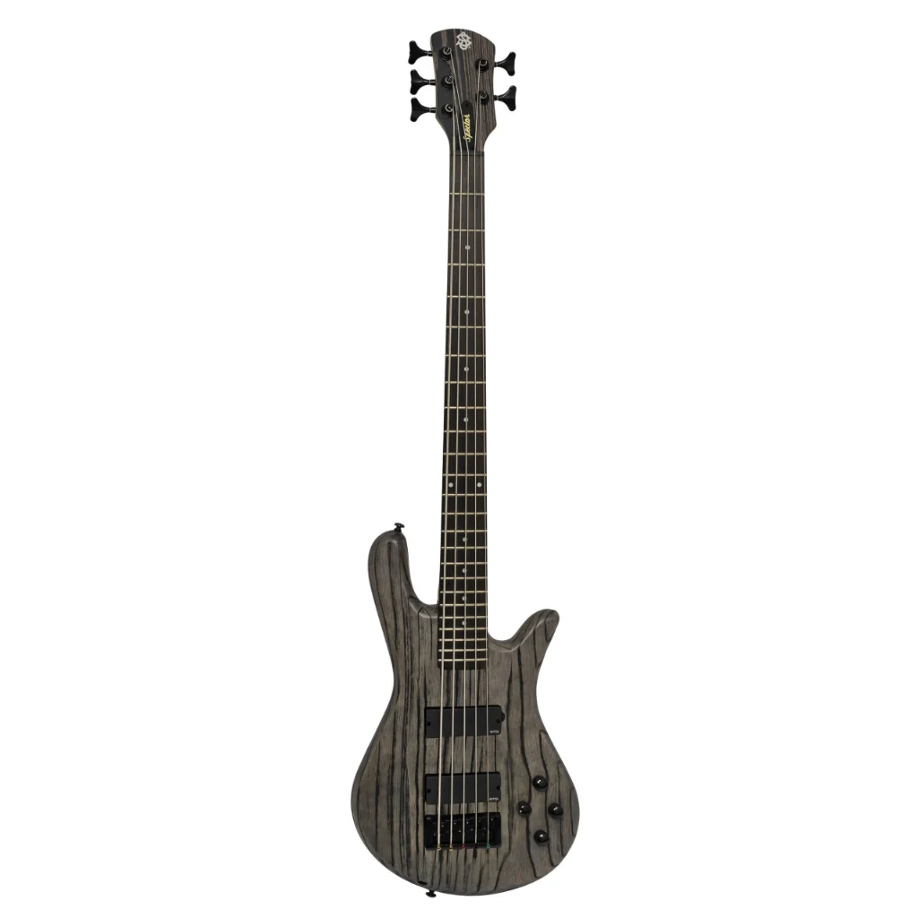 Spector Pulse 5 Bass Guitar - Grey Sandblast - Image 3