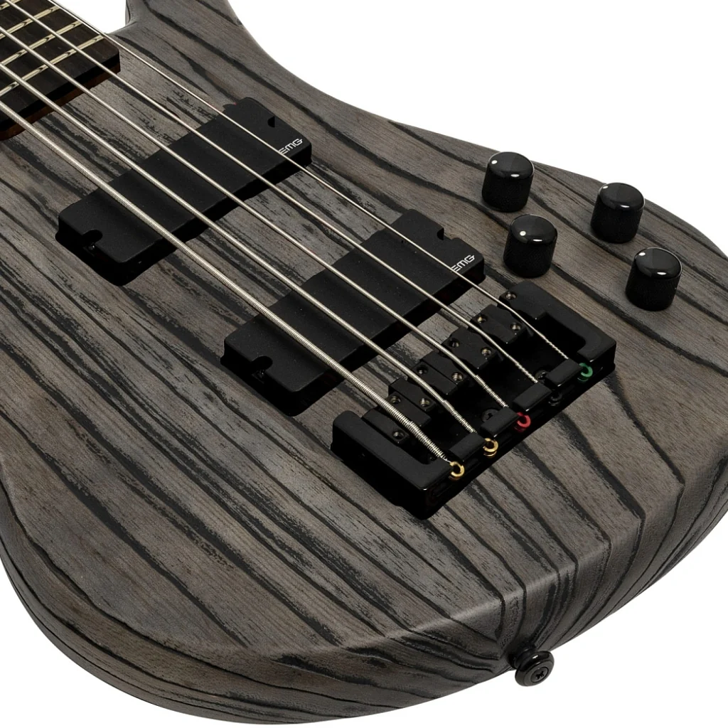 Spector Pulse 5 Bass Guitar - Grey Sandblast - Image 7