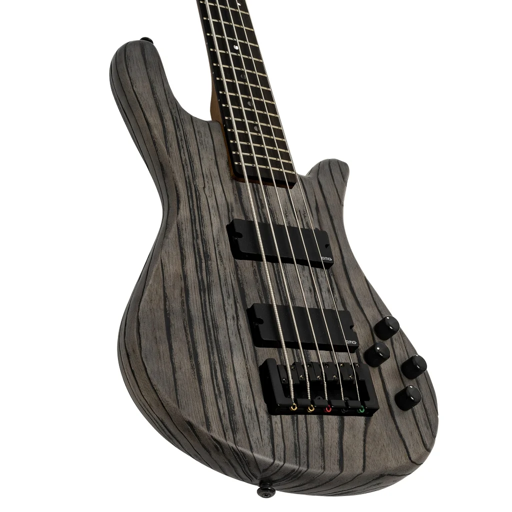 Spector Pulse 5 Bass Guitar - Grey Sandblast - Image 8