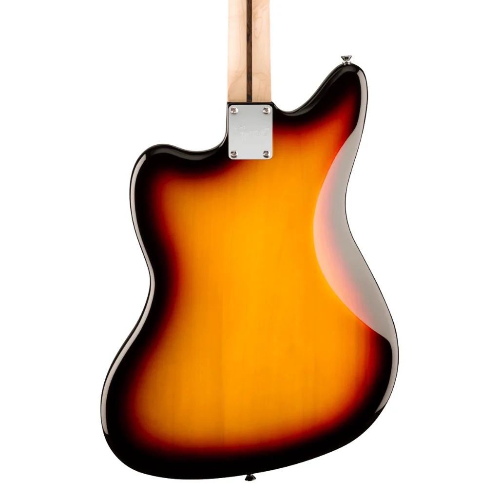 Squier Affinity Series Jaguar with Laurel Fingerboard and Black Pickguard - 3 Colour Sunburst - Image 2