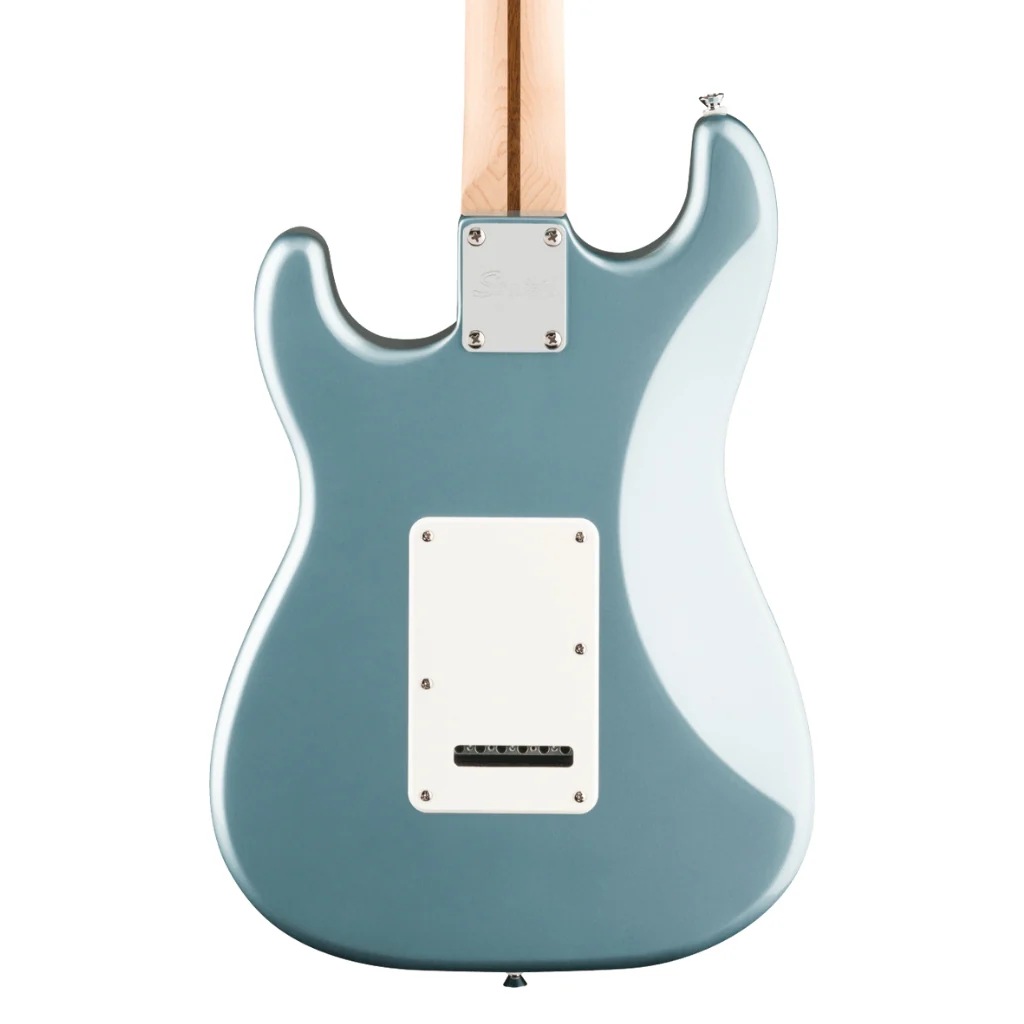 Squier Affinity Series Stratocaster Junior HSS Laurel Fingerboard with White Pickguard - Ice Blue Metallic - Image 2