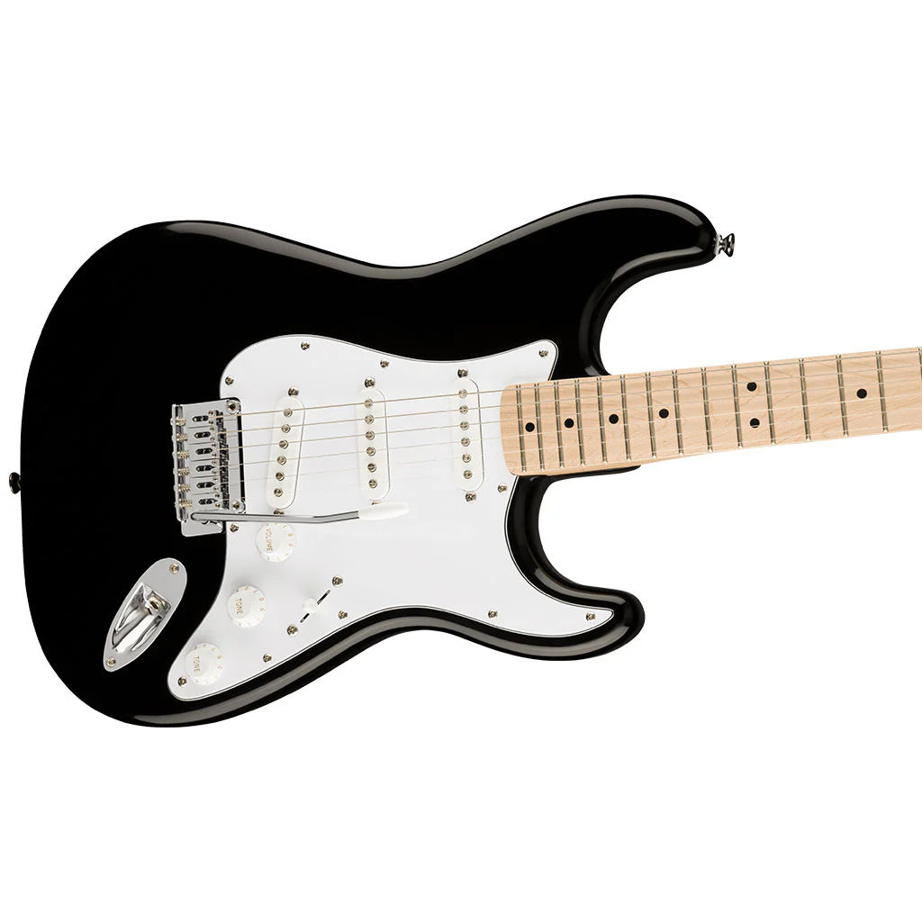 Squier - Affinity Series™ Stratocaster®, Maple Fingerboard, White Pickguard, Black - Image 6