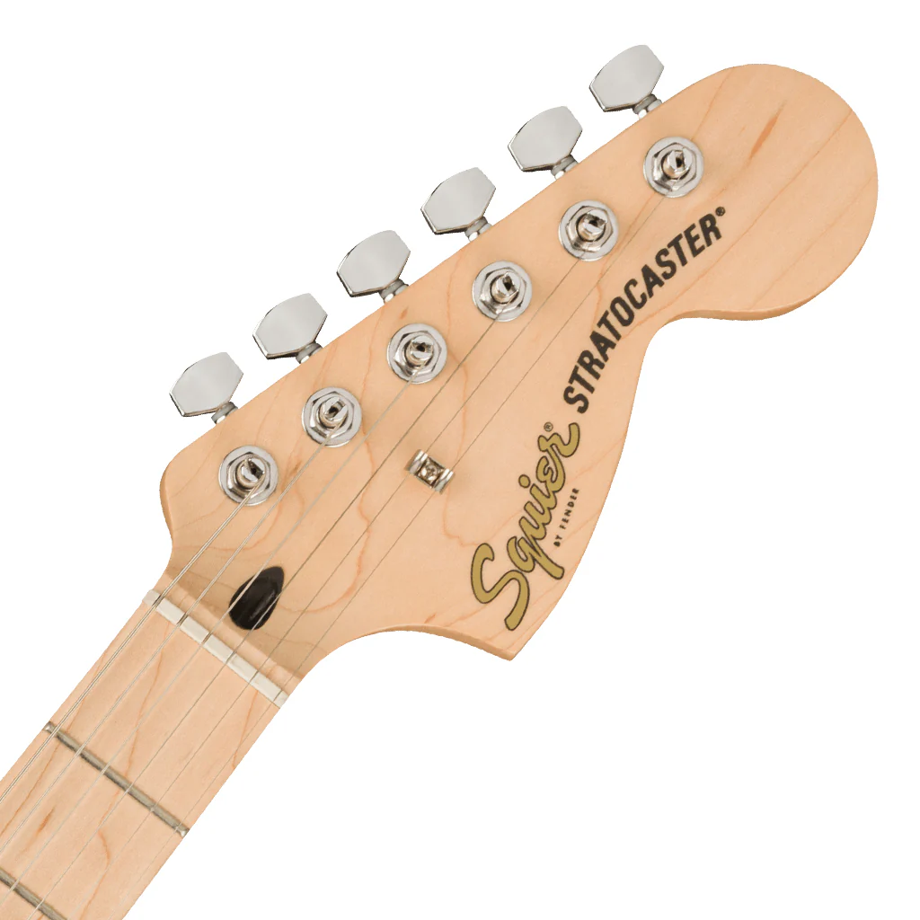 Squier - Affinity Series™ Stratocaster®, Maple Fingerboard, White Pickguard, Olympic White - Image 4