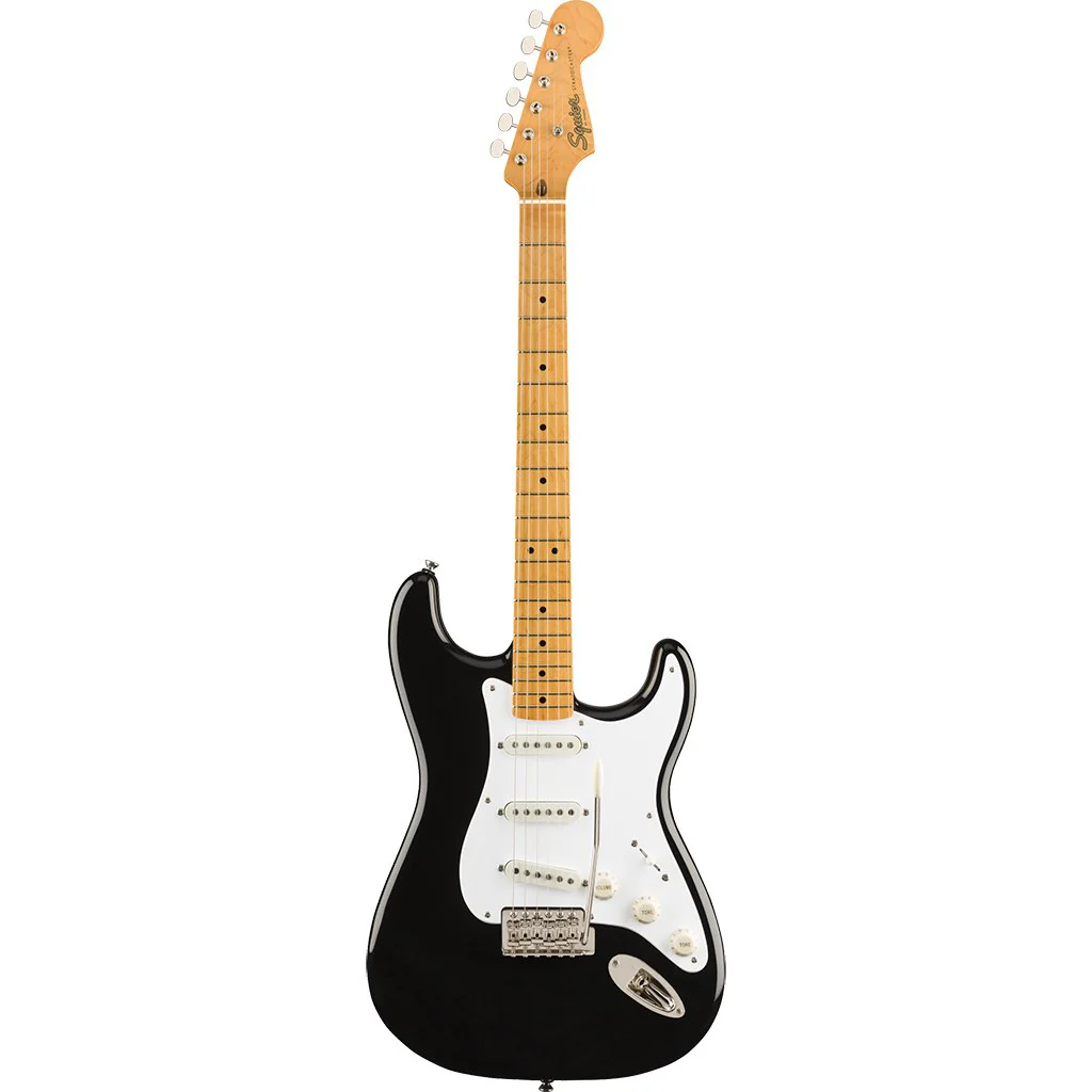 Squier Classic Vibe 50's Stratocaster - Black - Maple Neck - Image 2
