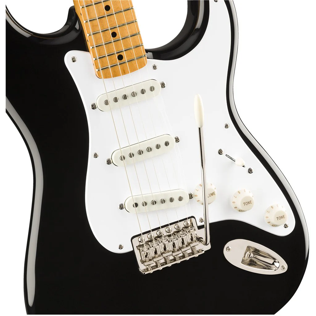Squier Classic Vibe 50's Stratocaster - Black - Maple Neck - Image 6