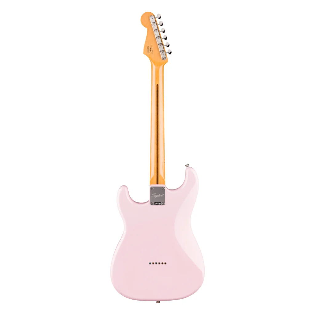 Squier Classic Vibe '50s Stratocaster HT Electric Guitar - Shell Pink, Maple Fingerboard - Image 3
