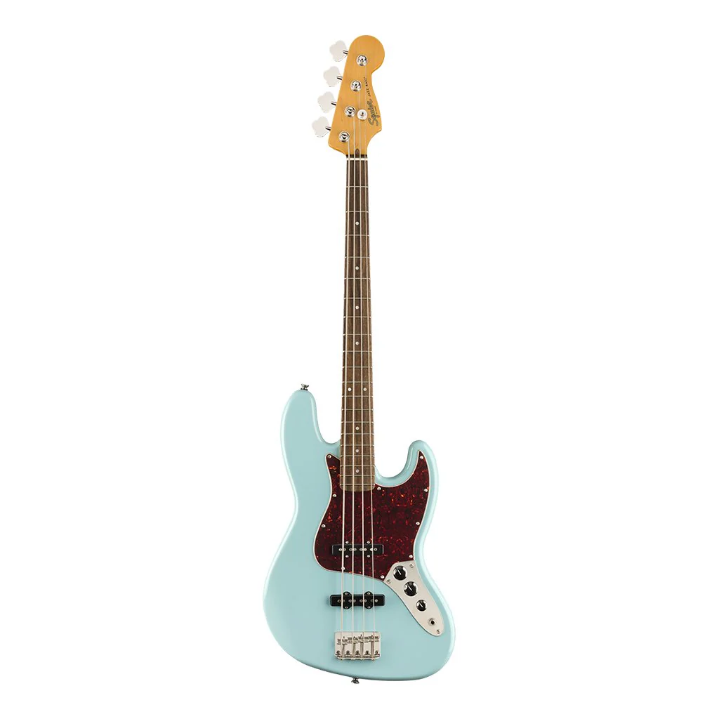 Squier Classic Vibe '60s Jazz Bass - Daphne Blue - Laurel - Image 2