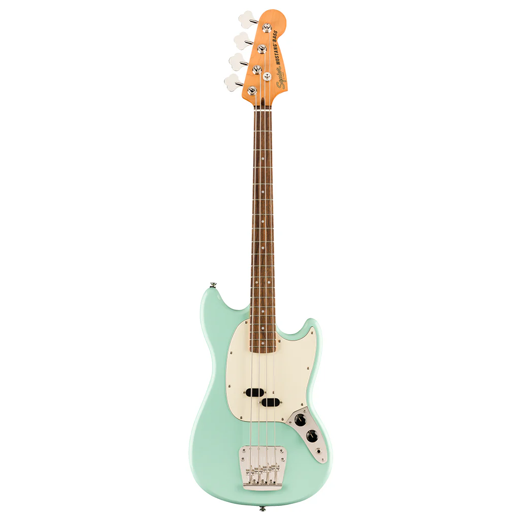 Squier Classic Vibe 60's Mustang Bass - Surf Green - Laurel - Image 2