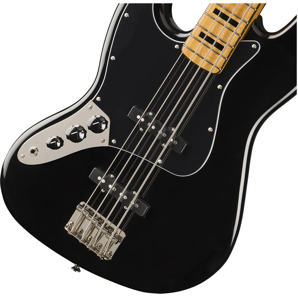 Squier - Classic Vibe '70s Jazz Bass® Left-Handed - Maple Fingerboard - Black - Image 6