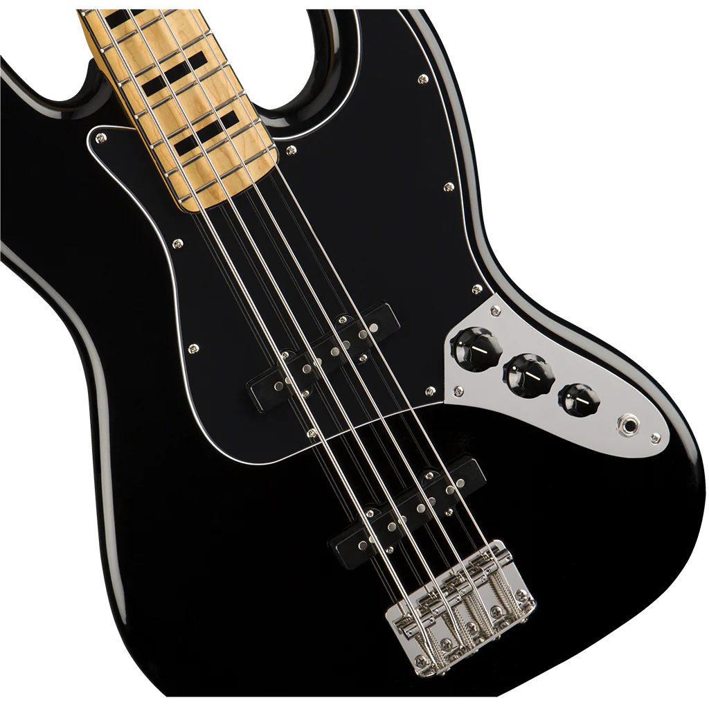 Squier - Classic Vibe '70s Jazz Bass® - Maple Fingerboard - Black - Image 6