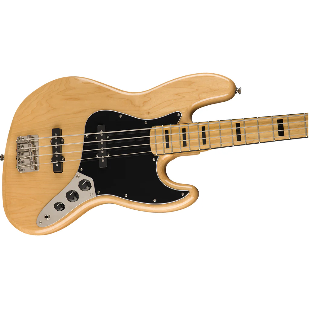 Squier Classic Vibe 70's Jazz Bass - Natural - Maple Neck - Image 5