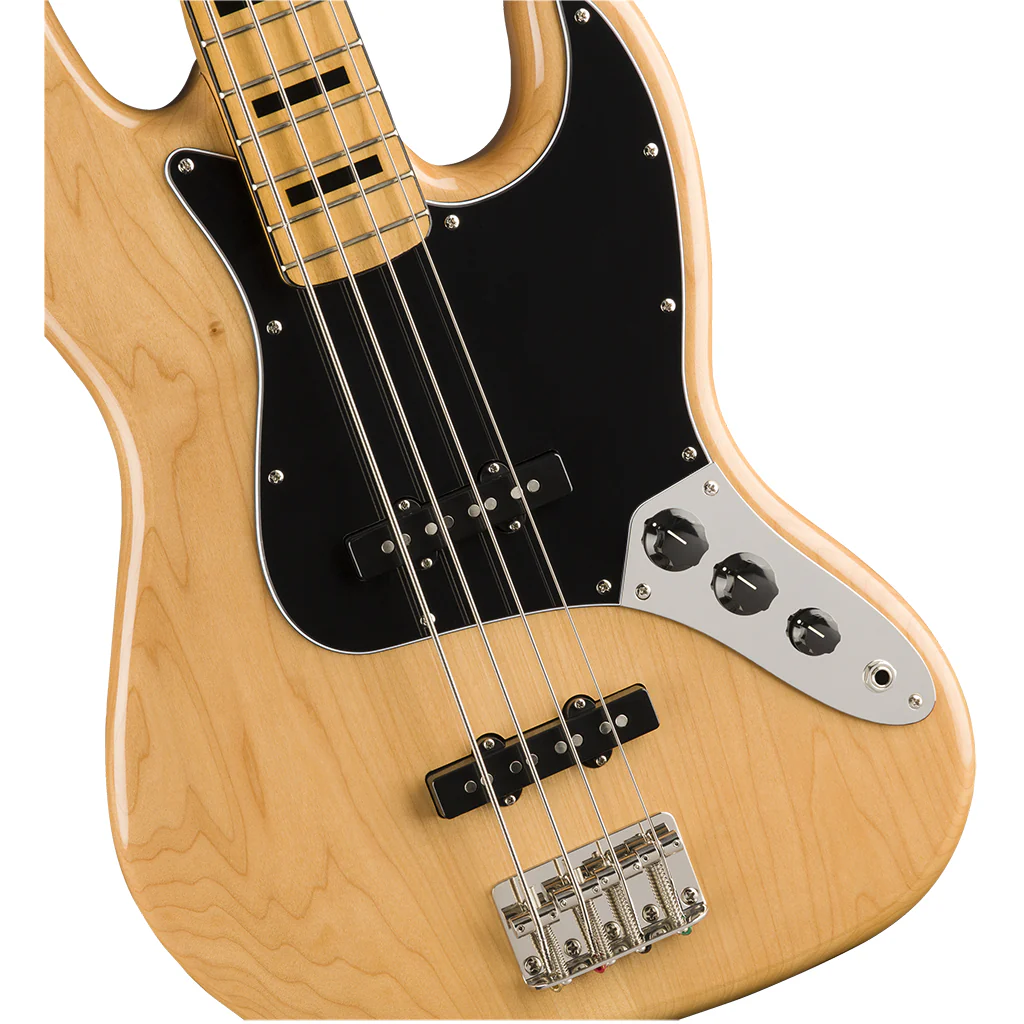 Squier Classic Vibe 70's Jazz Bass - Natural - Maple Neck - Image 6