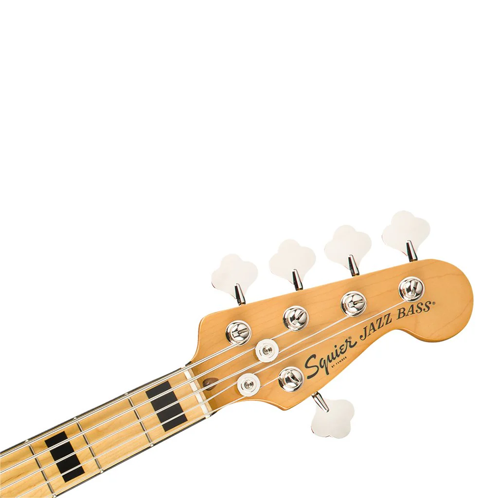 Squier Classic Vibe 70's Jazz Bass V - Black - Maple - Image 4