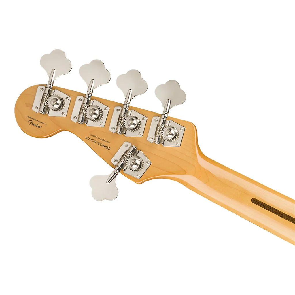 Squier Classic Vibe 70's Jazz Bass V - Black - Maple - Image 5
