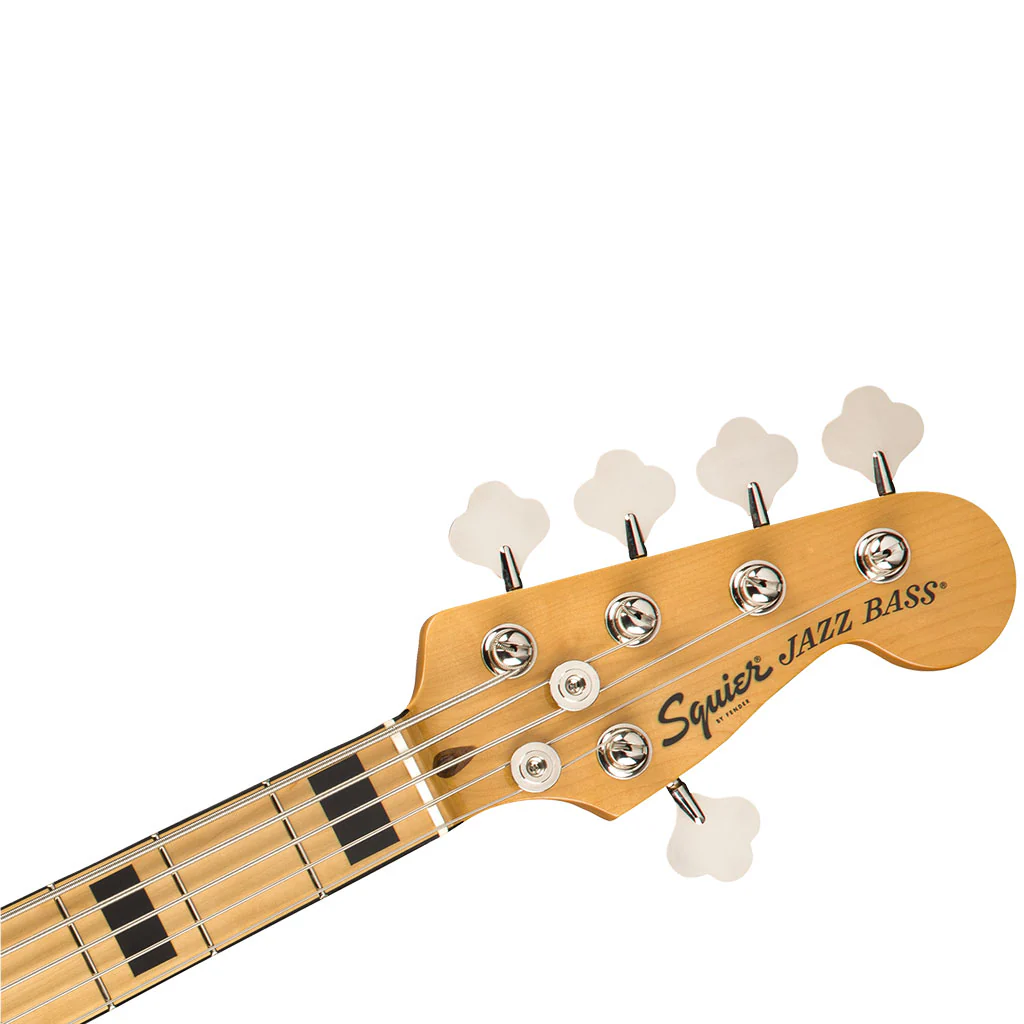 Squier Classic Vibe 70's Jazz Bass V - Natural - Maple Neck - Image 4