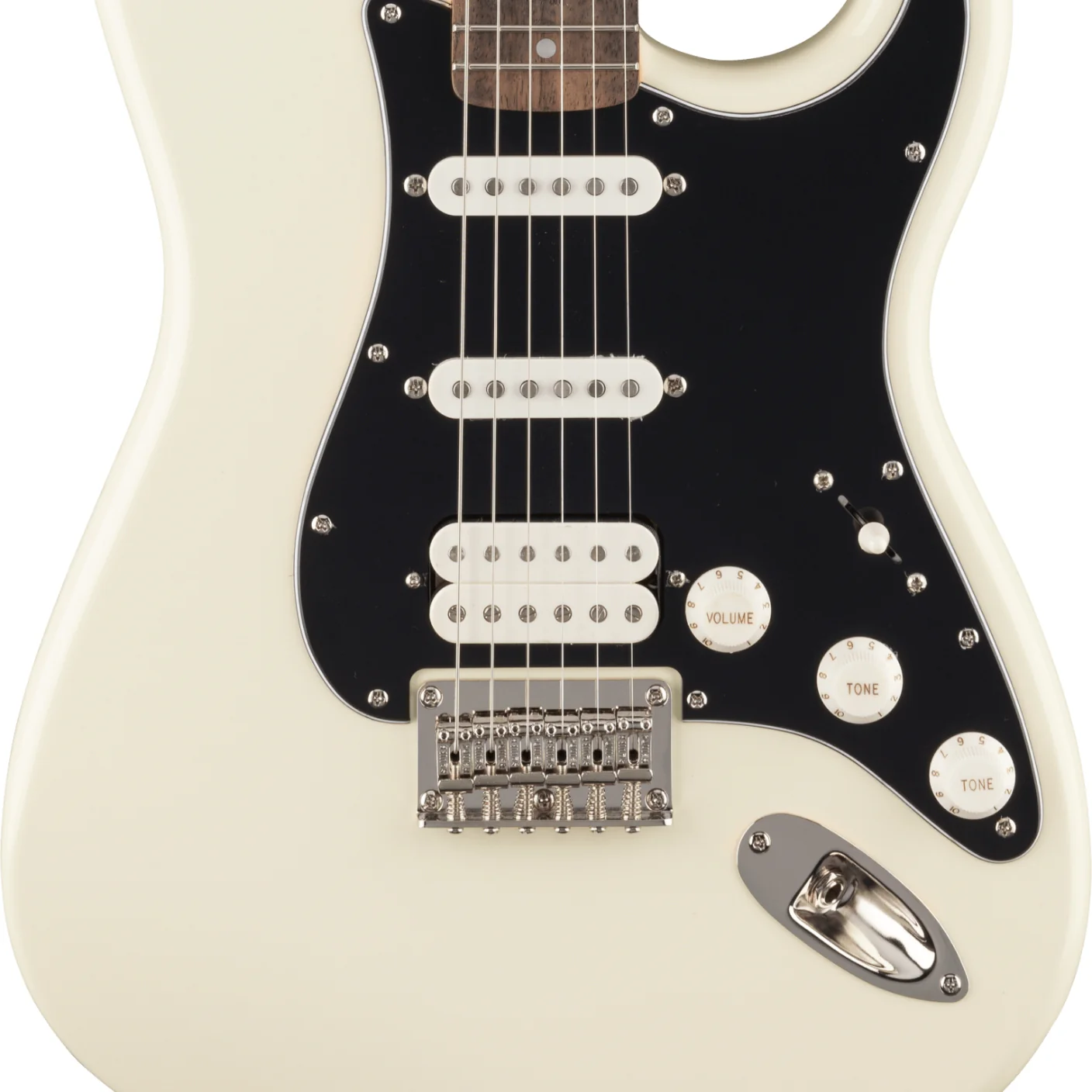 Squier Classic Vibe '70s Stratocaster HT HSS - Olympic White, Laurel Fingerboard - Image 6