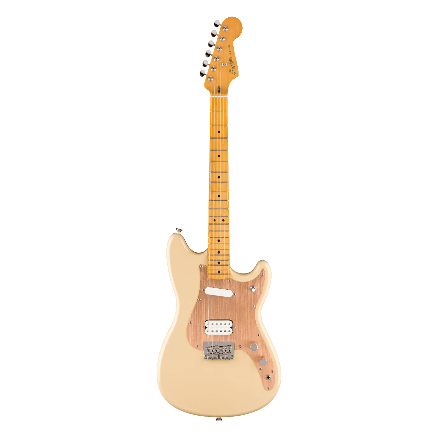 Squier Classic Vibe Duo-Sonic HS Electric Guitar - Desert Sand, Maple Fingerboard - Image 2