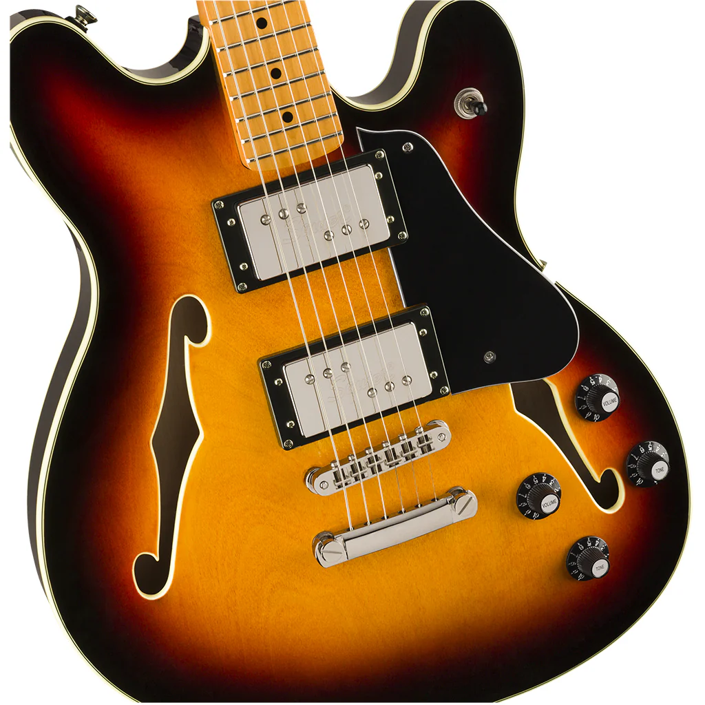 Squier Classic Vibe Starcaster - 3 Tone Sunburst - Maple Fretboard - Image 6