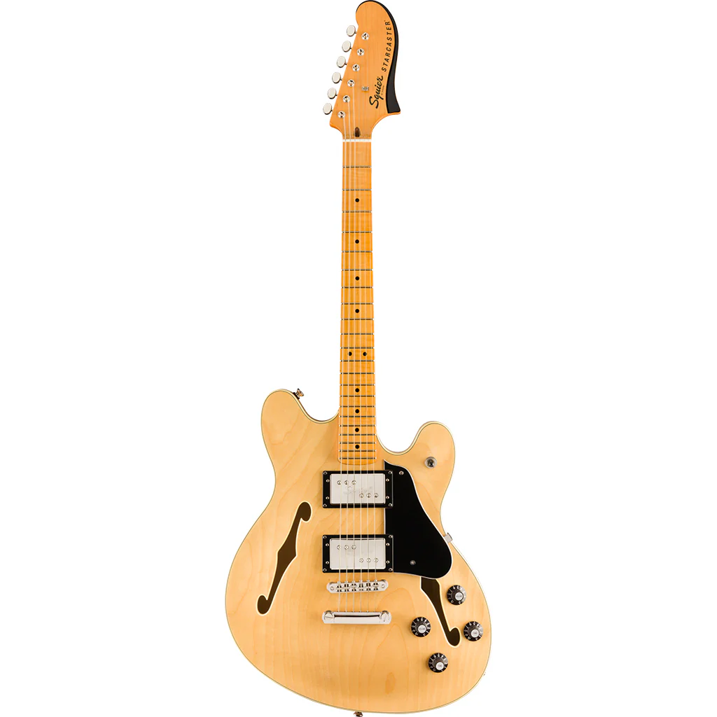 Squier Classic Vibe Starcaster - Natural - Maple Fretboard - Image 2