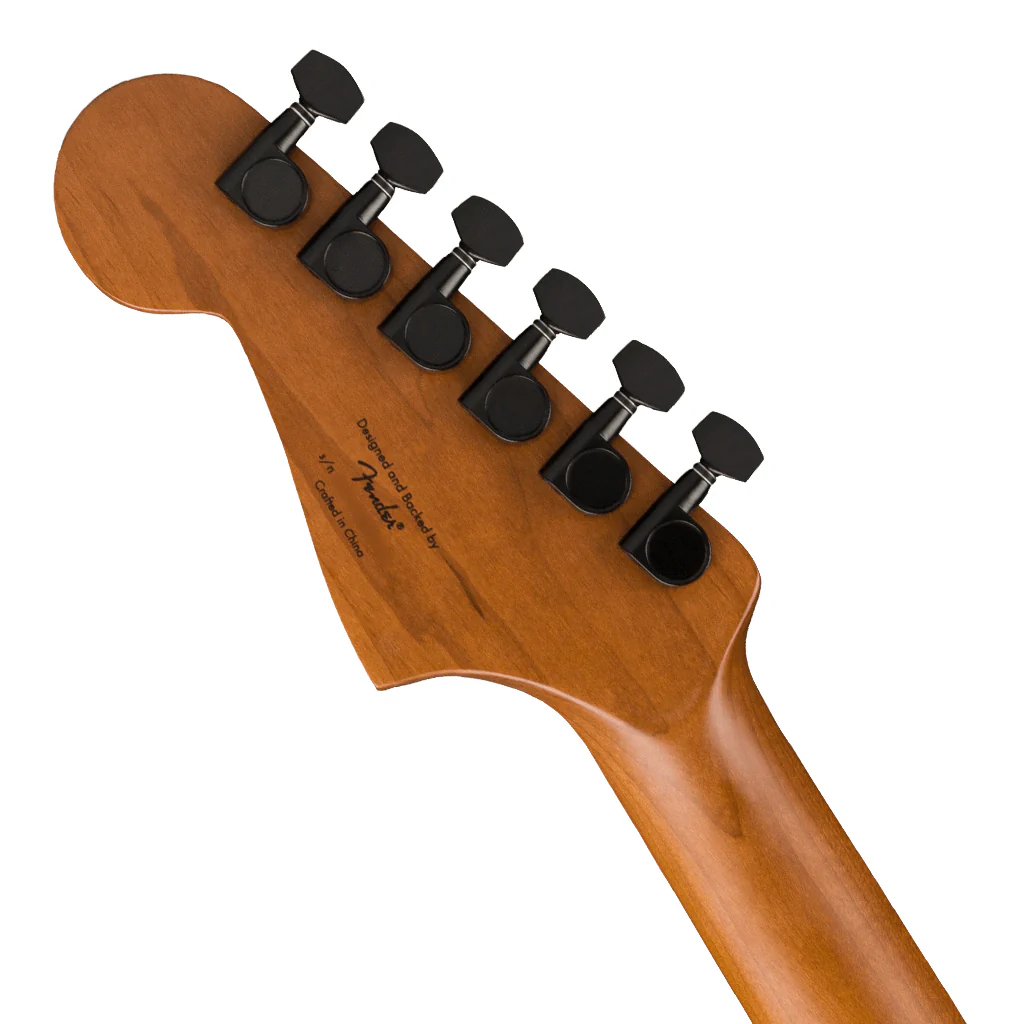 Squier Contemporary Active Jazzmaster® HH, Laurel Fingerboard, Black Pickguard, Sunset Metallic - Image 5