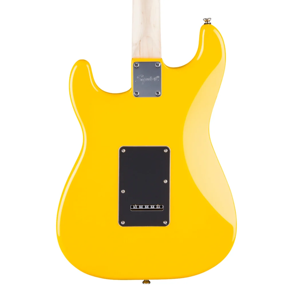 Squier FSR Affinity Series Stratocaster HSS Electric Guitar - Graffiti Yellow, Maple Fingerboard - Image 2