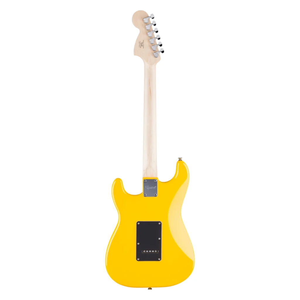 Squier FSR Affinity Series Stratocaster HSS Electric Guitar - Graffiti Yellow, Maple Fingerboard - Image 4