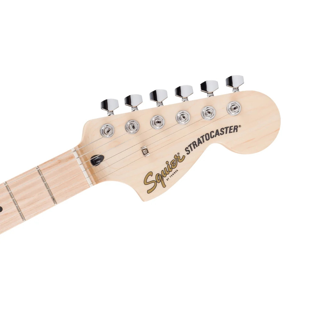 Squier FSR Affinity Series Stratocaster HSS Electric Guitar - Graffiti Yellow, Maple Fingerboard - Image 5