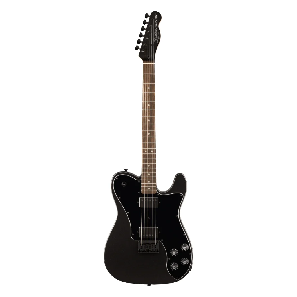 Squier FSR Affinity Series Telecaster Deluxe - Metallic Black, Laurel Fingerboard - Image 3