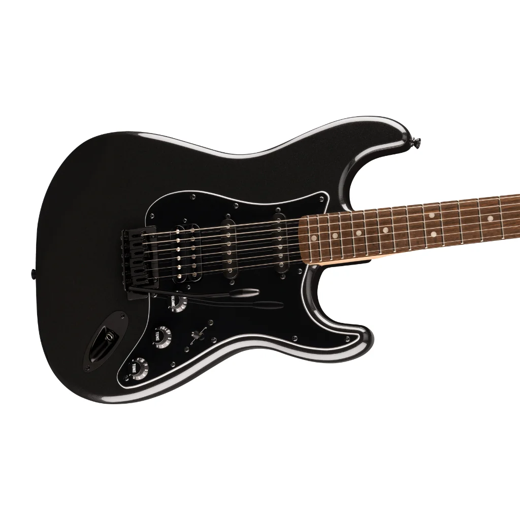Squier FSR Affinity Stratocaster HSS Laurel Fingerboard Electric Guitar - Metallic Black - Image 8