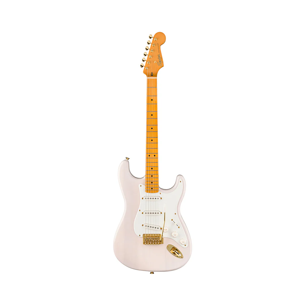 Squier FSR Classic Vibe 50s Stratocaster Maple Fingerboard w/Gold Hardware - White Blonde - Image 2