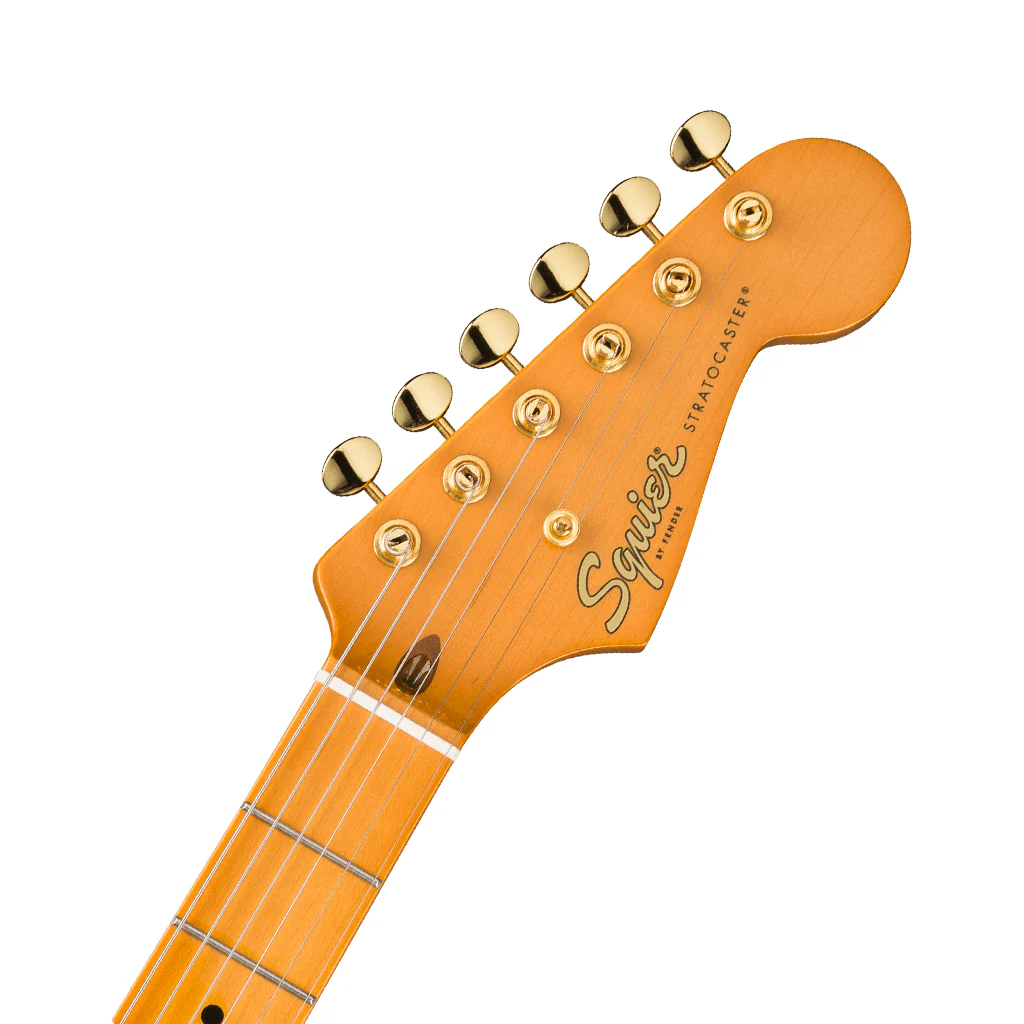 Squier FSR Classic Vibe 50s Stratocaster Maple Fingerboard w/Gold Hardware - White Blonde - Image 4