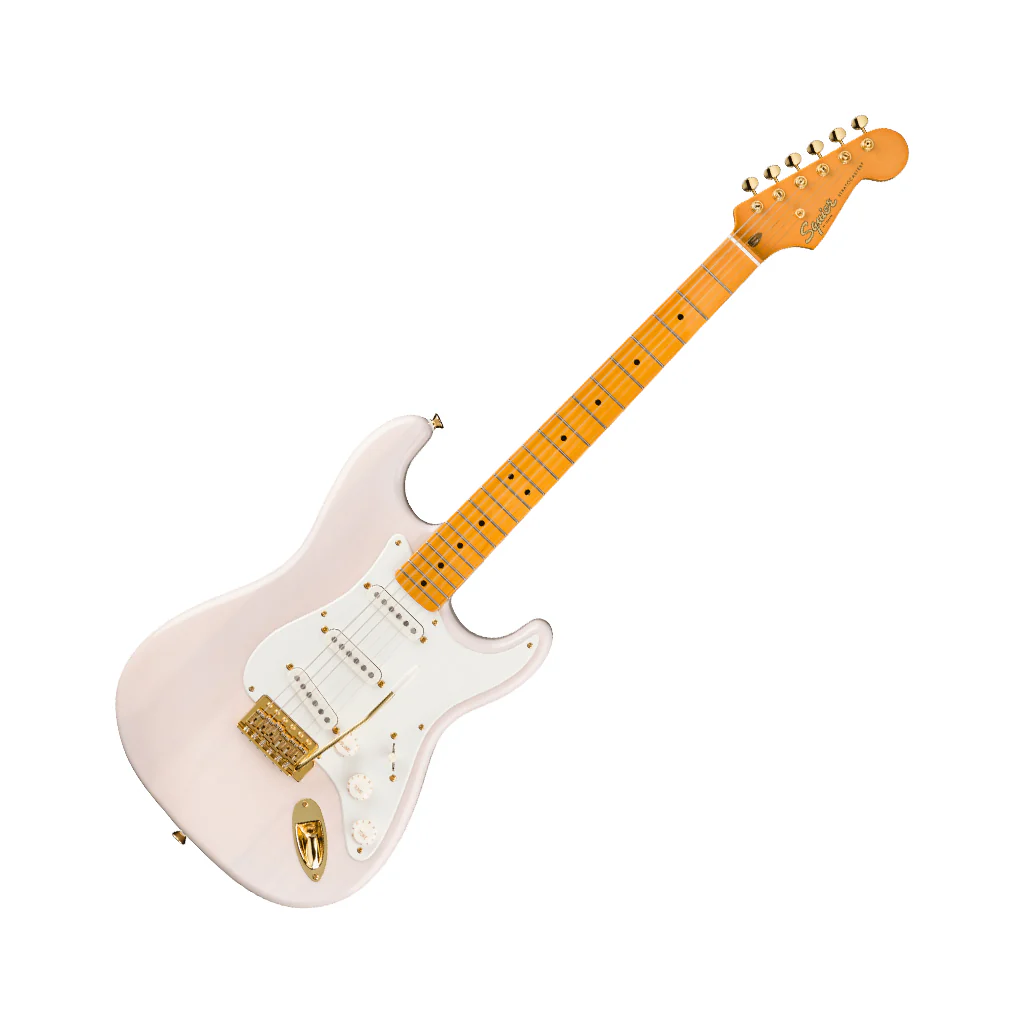 Squier FSR Classic Vibe 50s Stratocaster Maple Fingerboard w/Gold Hardware - White Blonde - Image 7