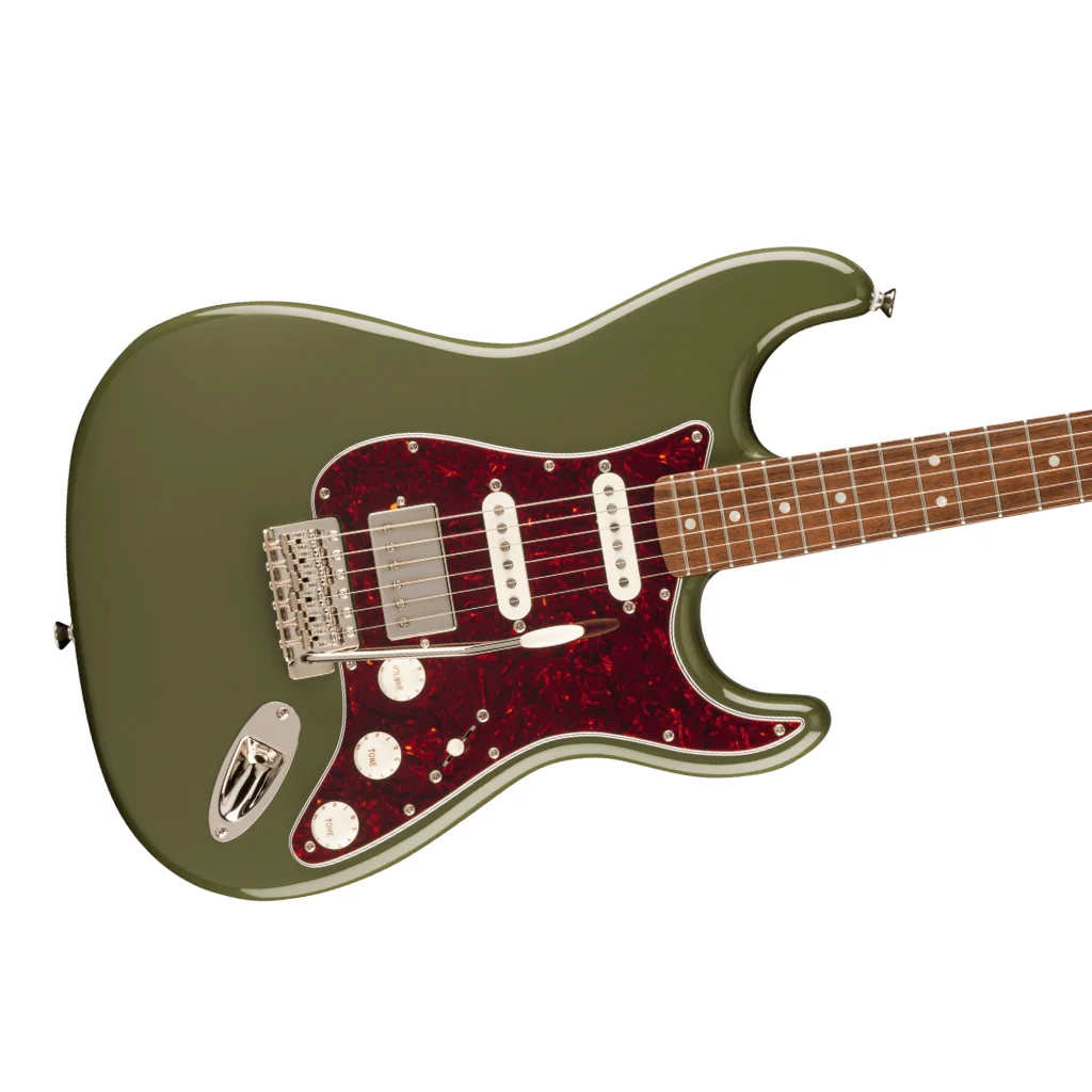 Squier FSR Classic Vibe '60s HSS Stratocaster - Antique Olive, Laurel Fingerboard - Image 8