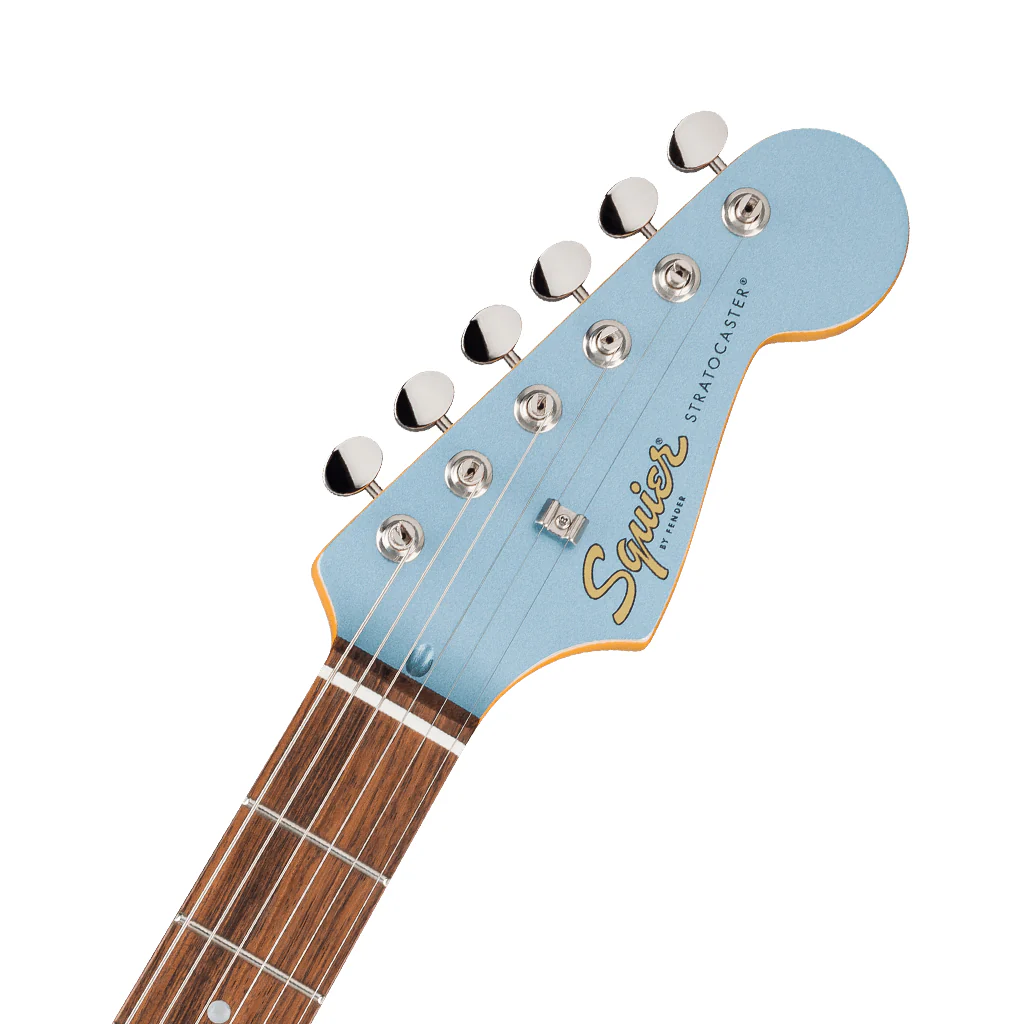 Squier FSR Classic Vibe 60s Stratocaster HSS Laurel Fingerboard w/Mint Pickguard - Ice Blue Metallic - Image 4