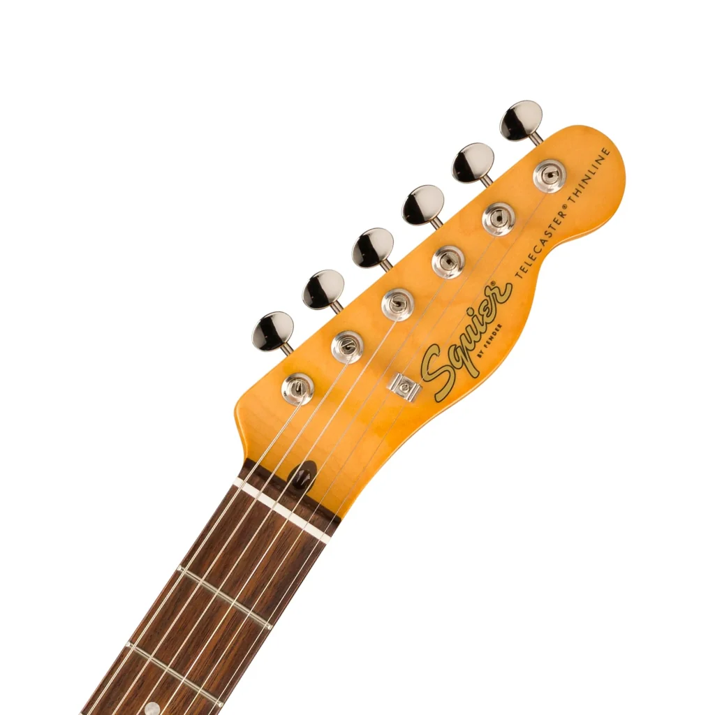Squier FSR Classic Vibe 60s Telecaster Thinline Laurel Fingerboard - Antique Olive - Image 4