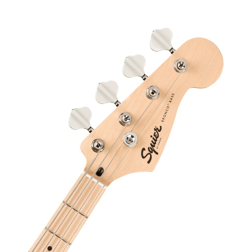 Squier FSR Sonic Limited Edition Bronco Bass Maple Fingerboard w/White Pickguard - Lime Green - Image 4