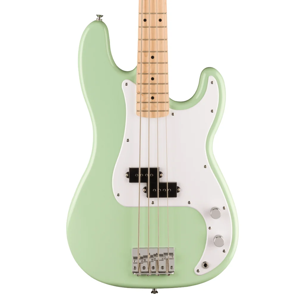 Squier FSR Sonic Precision Bass Guitar - Surf Green, Maple Fingerboard