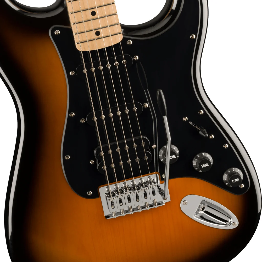 Squier FSR Squier Sonic Stratocaster HSS Electric Guitar - 2-Color Sunburst, Maple Fingerboard - Image 7