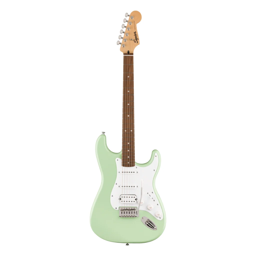 Squier FSR Squier Sonic Stratocaster HSS Electric Guitar - Surf Green, Laurel Fingerboard - Image 3