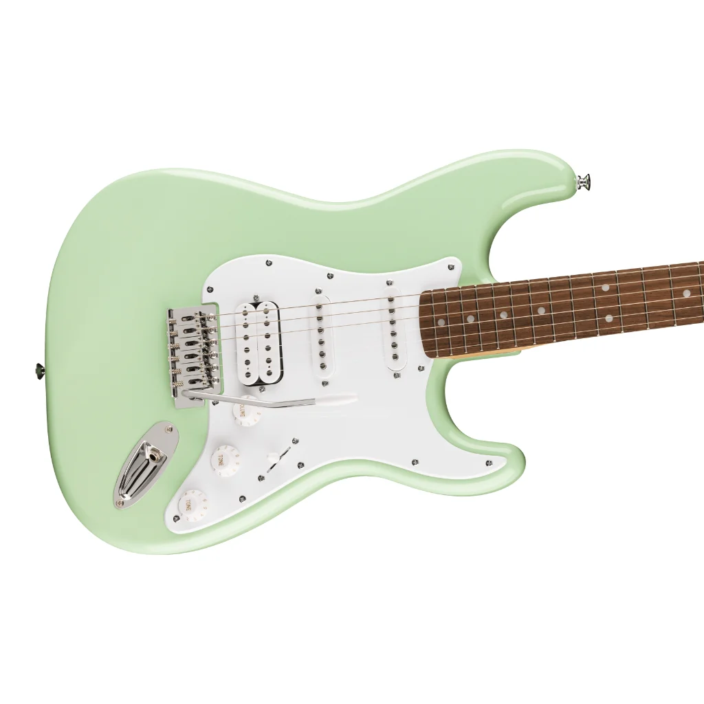 Squier FSR Squier Sonic Stratocaster HSS Electric Guitar - Surf Green, Laurel Fingerboard - Image 8